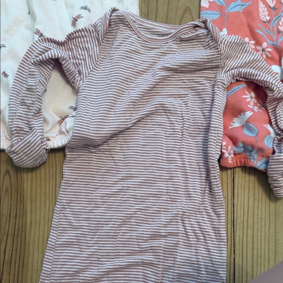 Carter's Floral and Striped One Piece and Gowns - Pink and Orange - Picture 4 of 4